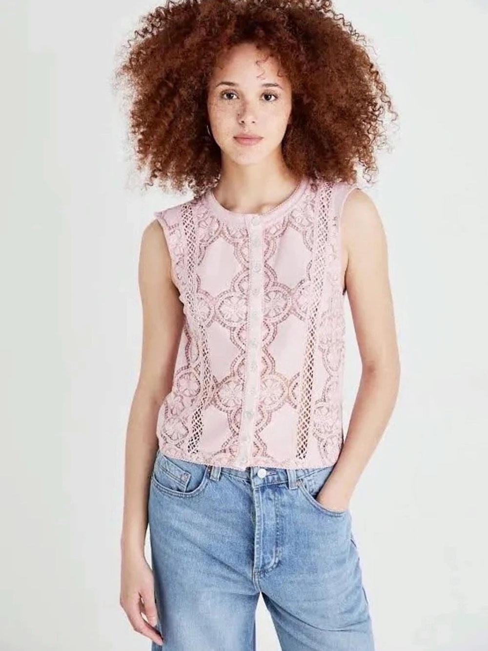 Free People Jae Knit Top
